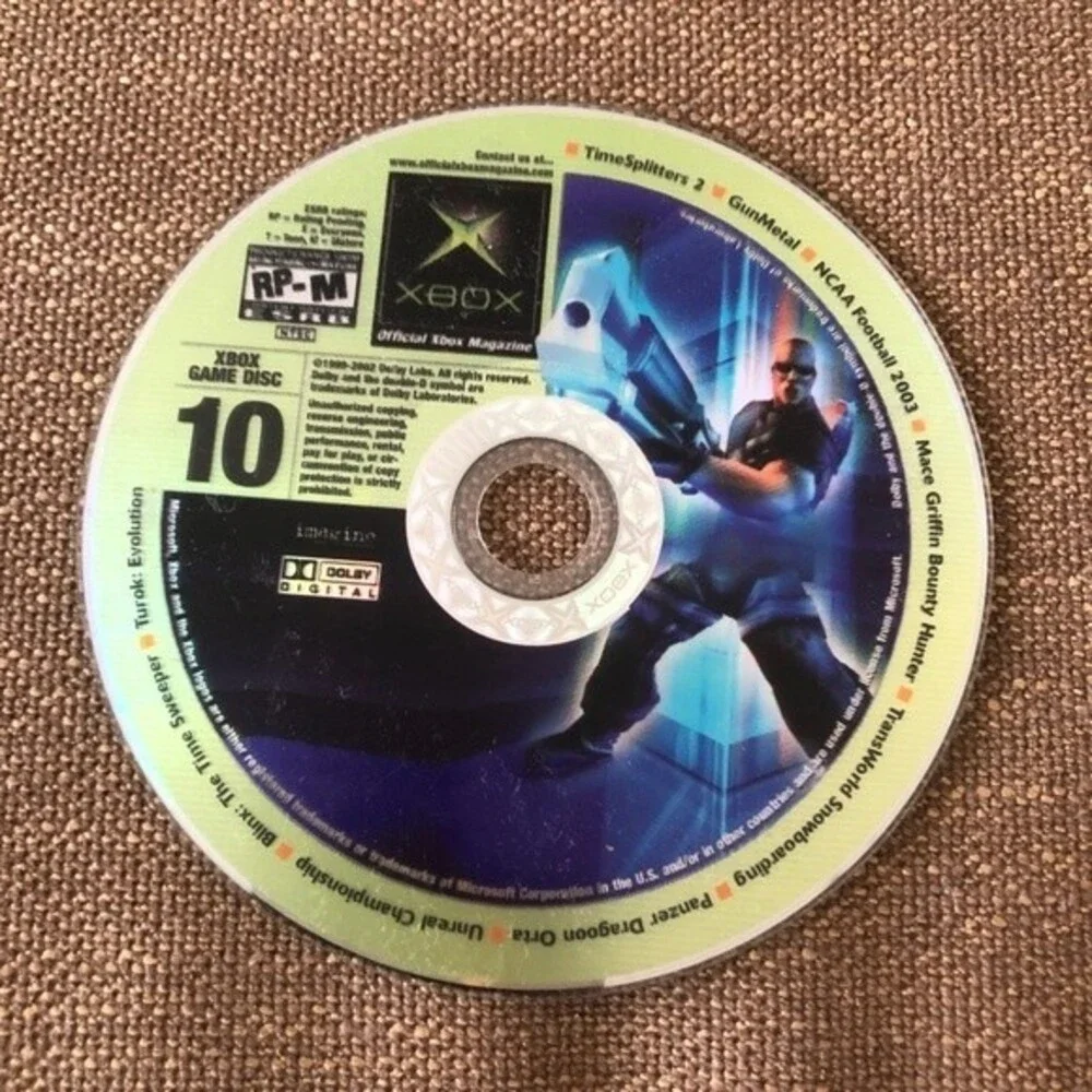 Official XBOX Magazine TimeSplitters 2 Demo Game Disc 10 September 2002 Vintage